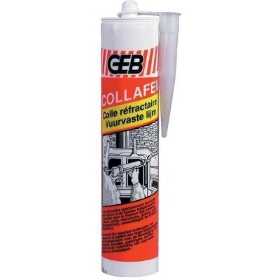GEB Colle r&eacute;fractaire - Cartouche de 310 ml - Collafeu - 
