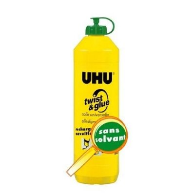 UHU Colle twist/glue sans solvant - flacon de 810 ml