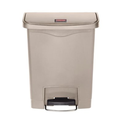 NEWELL RUBBERMAID Collecteur Slim Jim Step On Front Step Plastique 30 L Beige