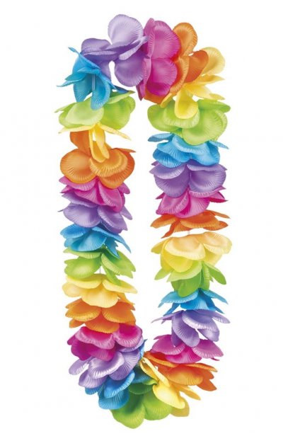 BOLAND Collier Hawa&iuml; Multicolore Pastels Luxe Satin Taille Unique