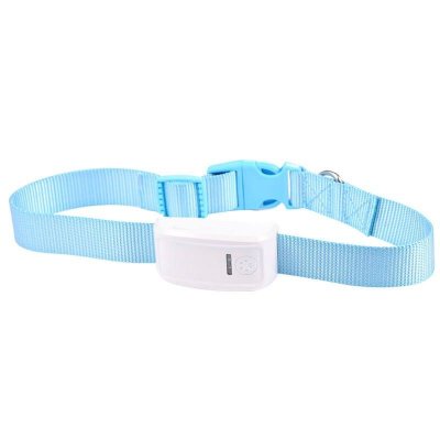 YONIS Collier traceur GPS GSM GPRS animaux chien chat anti perte bleu