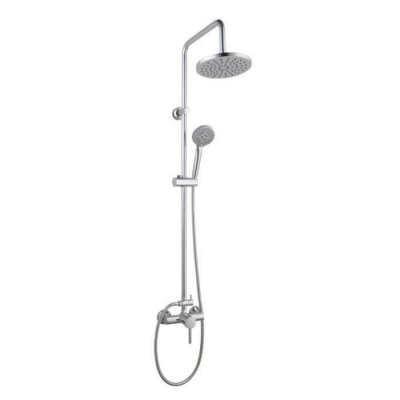 ROUSSEAU Colonne de douche avec robinet mitigeur m&eacute;canique timaru chrome