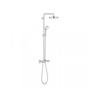 GROHE Colonne de douche TEMPESTA thermostatique - Chrom&eacute;