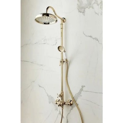 JACOB DELAFON Colonne douche  Cl&eacute;o 1889 - Or beige