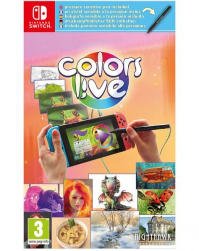 NIGHTHAWK INTERACTIVE Colors Live + Stylet Nintendo SWITCH - Neuf