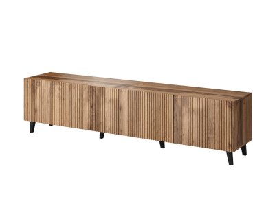 BESTMOBILIER Come - meuble TV - bois - 200 cm - style contemporain Couleur - Bois