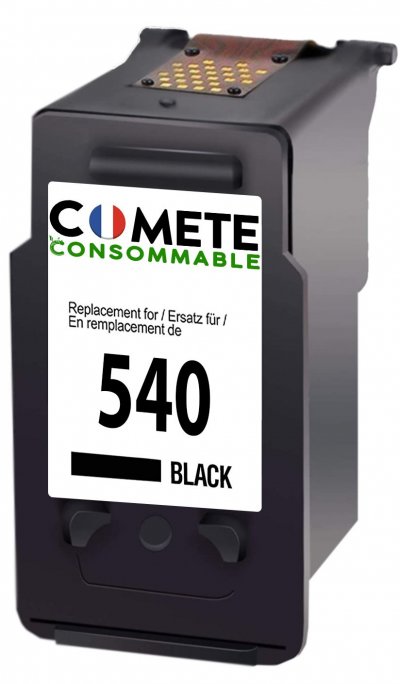 COMETE CONSOMMABLE COMETE - 540 - 1 Cartouche d'encre compatible avec CANON PG-540 PG540- Marque fran&ccedil;aise