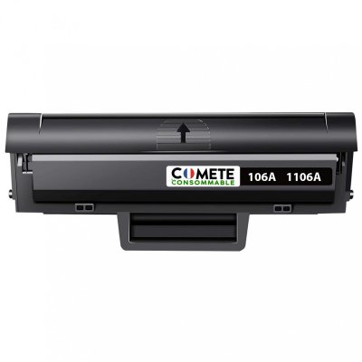 COMETE CONSOMMABLE  106A 1 Toner compatible avec HP 106A 1106A W1106A Noir