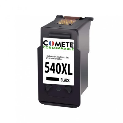 COMETE CONSOMMABLE  540 XL 1 Cartouche d'encre compatible avec CANON PG 540 CL PG-540 XL 540XL Noir