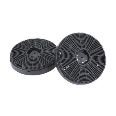  COMFEE' CF03 Lot de 2 filtres &agrave; charbon actif de rechange pour hottes de cuisine COMFEE' Noir