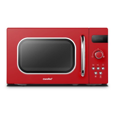 COMFEE  Micro-ondes de style R&eacute;tro vintage 20 L, 800 W,Rouge
