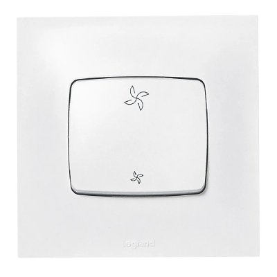 LEGRAND Commande pour vmc Neptune - 10A - bornes automatiques - Blanc
