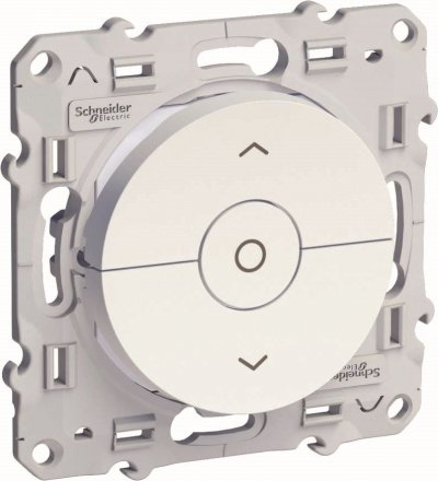 SCHNEIDER ELECTRIC Commande volet roulant &agrave; assembler,  Odace, blanc