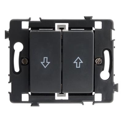 ZENITECH Commande volet roulant bornes automatiques nu noir - Clarys