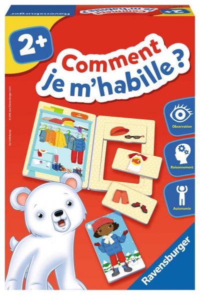 RAVENSBURGER Comment je m'habille - Jeu d apprentissage