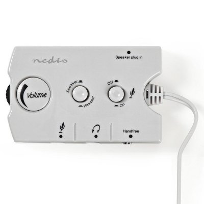 NEDIS Commutateur audio  ASCR10020GY Ivoire