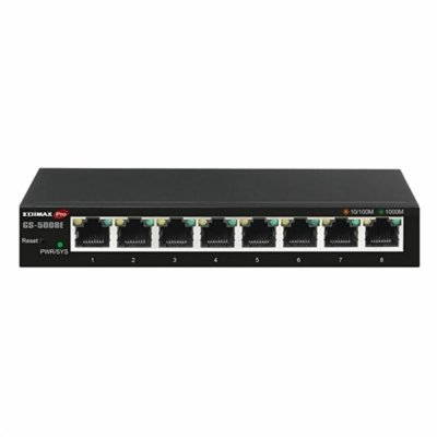 EDIMAX Commutateur intelligent 8 ports Gigabit Web, GS-5008E