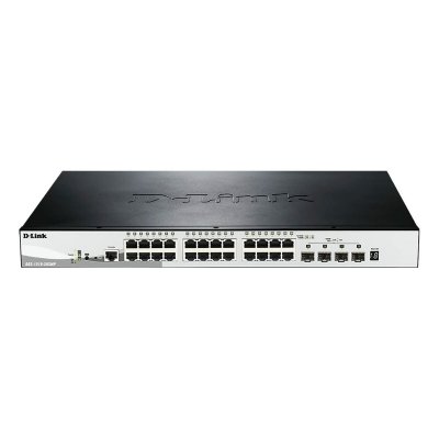D LINK Commutateur semi-g&eacute;r&eacute; D-Link 24 Gigabit PoE + 4 ports SFP+