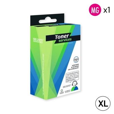 TONER SERVICES Compatible Epson 34XL/T3473 Cartouche Magenta C13T347340 (Balle Golf)