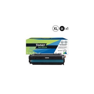TONER SERVICES Compatible HP 203X Toner Noir CF540X (HT203XB/CF540X)