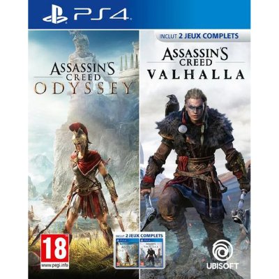 Compilation Assassin&rsquo;s Creed Odyssey + Assassin's Creed Valhalla PS4