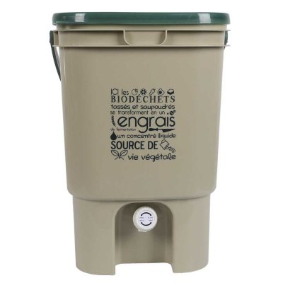 ALTOBUY Composteur de Cuisine 19L avec Robinet pour Engrais Liquide - GORIL -