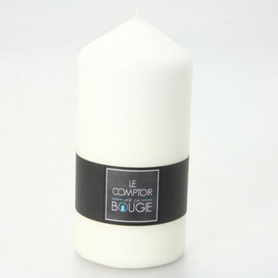 LE COMPTOIR DE LA BOUGIE Comptoir des bougies - Bougie ronde - H. 14 cm - Ivoire