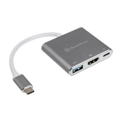 SILVERSTONE Concentrateur USB de type C  EP08