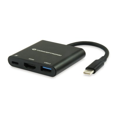 CONCEPTRONIC  DONN01B USB-C ZU -HDMI-Adapter, Schwarz