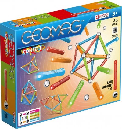 GEOMAG Confetti  35 pi&egrave;ces- PIECE DETACHEE MODELISME