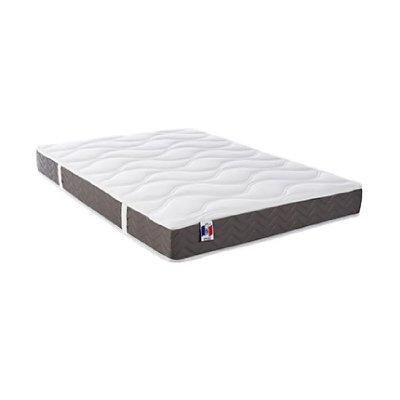 I D LITERIE CONFORT DESIGN Matelas 140x190 cm - Mousse - epaisseur 18 cm - Equilibr&eacute; - MALAGA