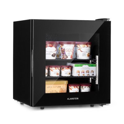  Cong&eacute;lateurs iceage 36 litres - 2 &eacute;tag&egrave;res thermostat - fa&ccedil;ade en verre