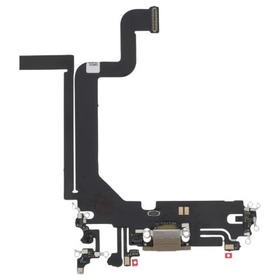 CLAPPIO Connecteur de charge Lightning Clapio pour iPhone 14 Pro Max Or