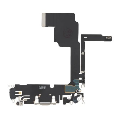  Connecteur de charge Lightning Clapio pour iPhone 15 Pro Gris