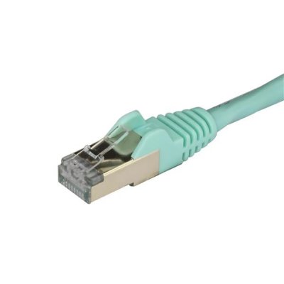 STARTECH.COM Connectique PC > StarTech Startech Connectique PC StarTech 1m Aqua Cat6a Ethernet Cable - STP
