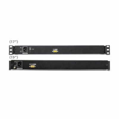 ATEN Console KVM LCD 17' simple rail  CL1000 1 port VGA/PS2