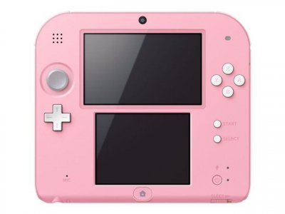 Console Nintendo 2DS Blanc + rose