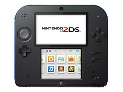 Console nintendo 2ds - noire & bleue 2202332