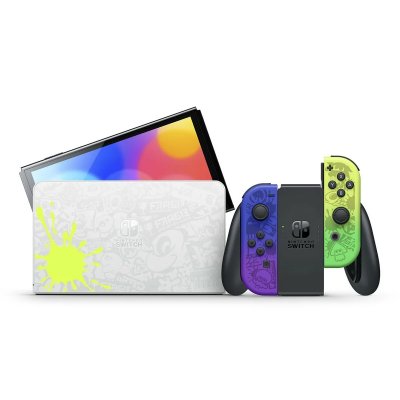 Console Nintendo Switch model OLED &eacute;dition limit&eacute;e Splatoon 3