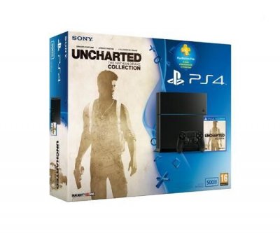 Console PS4 500Go + Uncharted : The Nathan Drake Collection + PS Plus 3 mois - Neuf