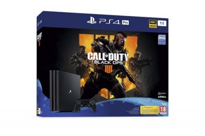 Console PS4 Pro 1To Noire/Jet Black + Call of Duty Black Ops 4 - PlayStation Officiel