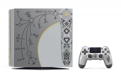 Console Sony PS4 Pro Edition Limit&eacute;e + Manette PS4 God Of War Sans fil