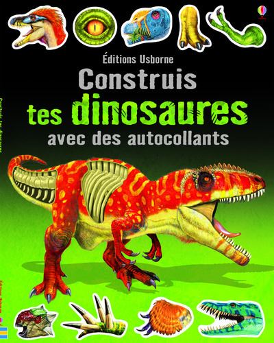USBORNE Construis tes dinosaures avec des autocollants (Jeunesse)
