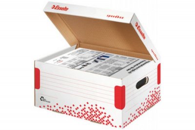 ESSELTE Conteneur  Speedbox Pour Classeurs &Agrave; Levier Blanc