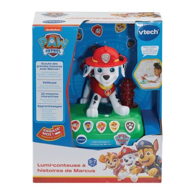 VTECH Conteuse d&rsquo;histoires  Paw Patrol Pat&rsquo;Patrouille Lumi-conteuse &agrave; histoires de Marcus 
