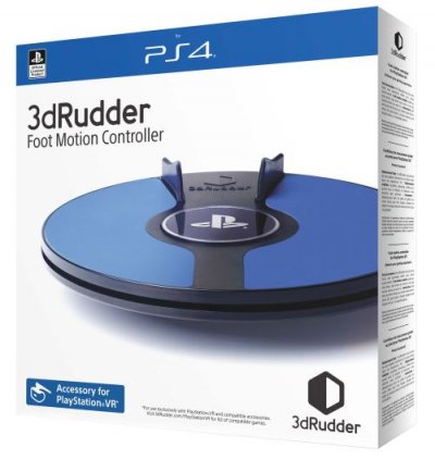 ALPHACOM SA ALISCOM Contr&ocirc;leur de jeu 3dRudder Bleu et Noir pour PSVR