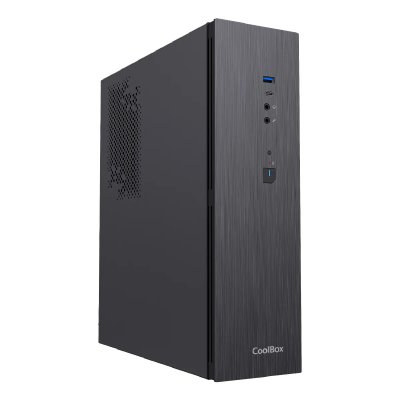 COOLBOX  PC micro ATX T370 Slim Profile bas (Slimline) Noir 500 W