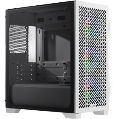 COOLER MASTER - Elite 302 White - Bo&icirc;tier PC - Mini-tower/mATX