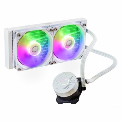 COOLER MASTER  MasterLiquid 240L Core ARGB WHITE, Watercooling