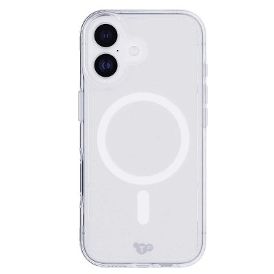 TECH21 Coque Antichoc pour iPhone 17 Compatible MagSafe avec Bords Relev&eacute;s Transparent